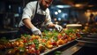 © duyina1990 - Chef is preparing a delicious meal with fresh ingredients