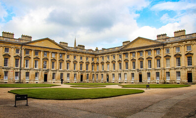 Wall Mural - The view of the Queen's College of Oxford University