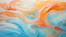 "vivid Swirls Of Color In Motion. High-resolution Abstract Painting For Contemporary Art Projects, Graphic Design, And Therapeutic Imagery