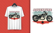 Vector extreme bike cartoon vector illustration motocross biker t-shirt design