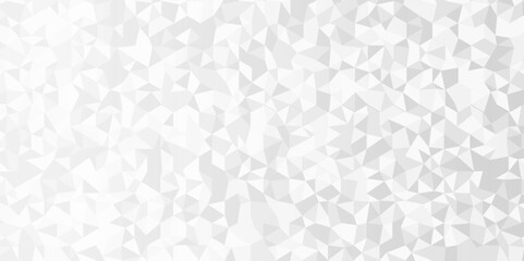 Abstract geometric background vector seamless technology gray and white background. Abstract geometric pattern gray Polygon Mosaic triangle Background, business and corporate background.