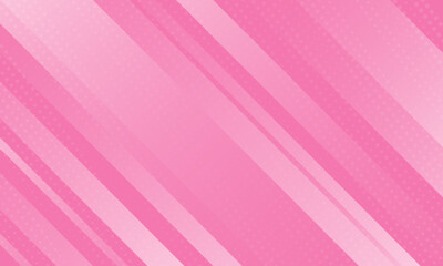 Wall Mural - valentine's day card pink abstract geometric background modern shape dot style vector design