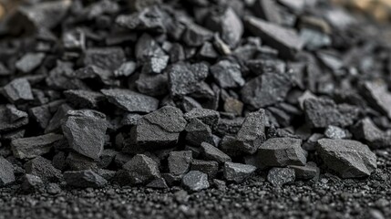 Poster - coal on the ground