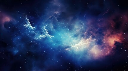 Poster - stars space dark background illustration galaxy universe, nebula blackhole, moon comet stars space dark background