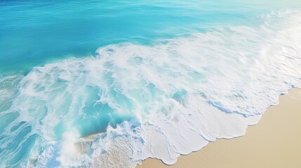 Wall Mural - A mesmerizing blend of sea blue