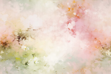 Wall Mural - colorful mess: textured watercolor abstract art on paper with a splash of brush and grunge illustrat