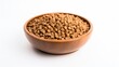 Cat food in bowl.. Generative AI