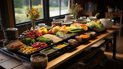 Wall Mural - fruits and vegetables