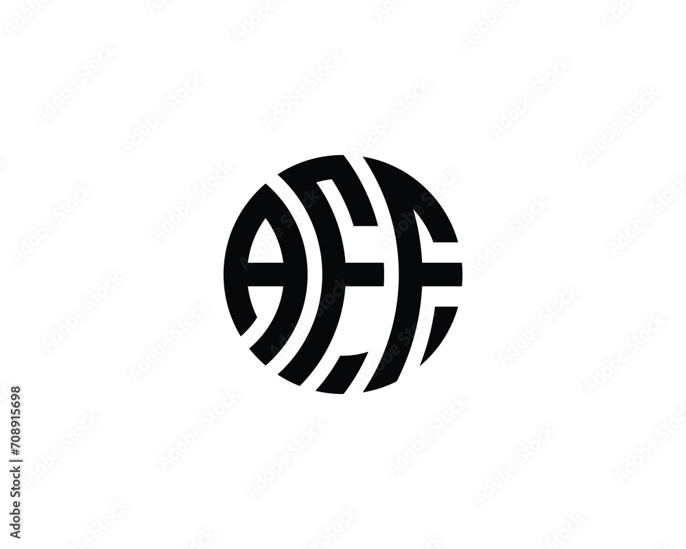 AFF LOGO DESIGN VECTOR TEMPLATE Stock Vector | Adobe Stock