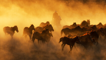 Canvas Print - Horses__