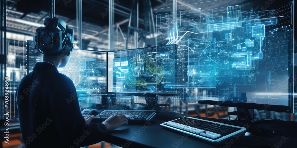 engineer use Operational excellence concept. Productivity with ...