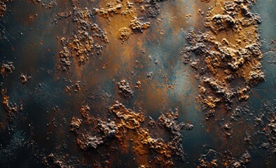 Poster - rusty metal background