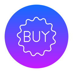 Sticker - Buy Now Button Icon of ECommerce iconset.