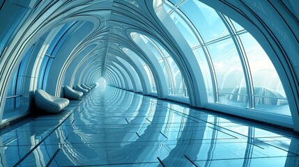 Canvas Print - architecture in the airport