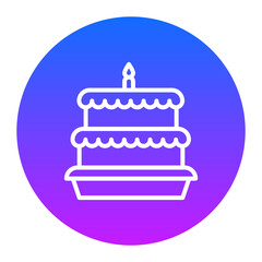 Poster - Birthday Cake Icon of Family Life iconset.