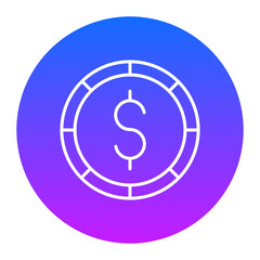 Sticker - Dollar Icon of Business Startup iconset.