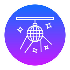 Sticker - Disco Ball Icon of Entertainment iconset.