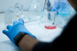 © murat - cell culture at the safety cabinet in cell culture laboratory, cancer and medicine research