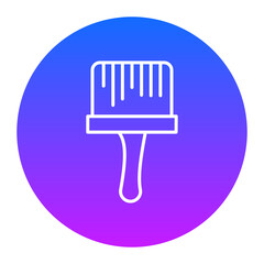 Sticker - Paint Brush Icon of Construction Tools iconset.