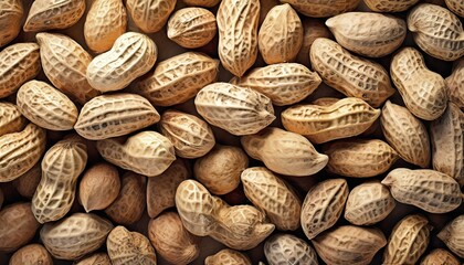 peanuts in shell texture background