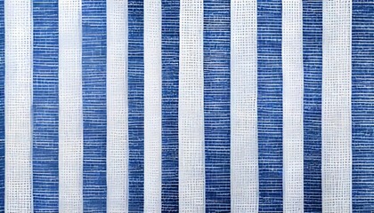 Wall Mural - blue and white striped fabric high resolution background