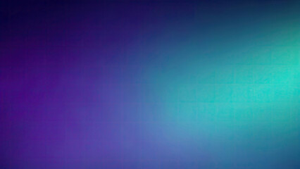 Wall Mural - Purple Teal blue grainy color gradient glowing noise texture background