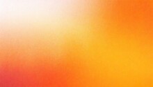 Orange White Grainy Background Abstract Blurred Color Gradient Noise Texture Banner Poster Backdrop Copy Space