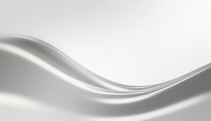 Wall Mural - abstract silver wave chrome banner platinum copy space metal motion grey liquid white gradient glow shiny material smooth motion