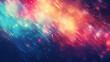 A close-up of a blurry background with red and blue light. Suitable for use as a backdrop in music videos, club promotions, or abstract design projects.