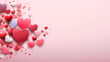 © Derby - Vibrant Valentine's Day background, hearts background