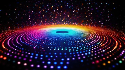 technology future dots background illustration digital innovation, futuristic abstract, modern science technology future dots background