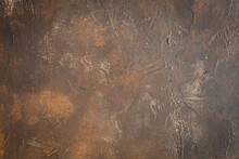 Abstract Brown Background Texture Concrete Wall