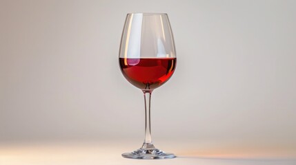 Wall Mural - red wine glass