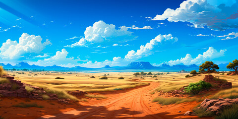 Desert Battle Theme with Blue Color Scheme Creates a unique and vibrant visual background. Ideal for games or military-themed projects.