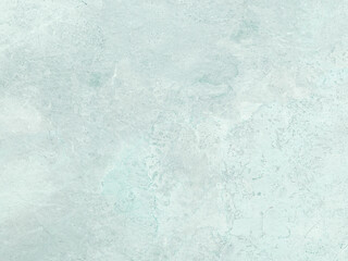 Wall Mural - Concrete or cement wall with visible cracks and uneven rough surface. Abstract background of pastel blues and greys. 