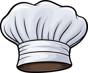 Chef hat clipart design illustration