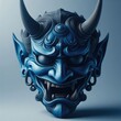 japanese mythology oni devil samurai mask