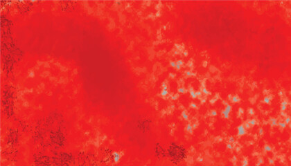 Sticker - abstract red clouds background with watercolor painted clouds red grunge old texture. red night sky 