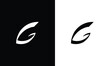 initial G letter logo design vector illustration