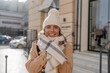 © mary_markevich - stylish woman walking in winter street
