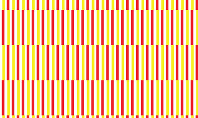 abstract geometric seamless vertical red yellow line pattern.