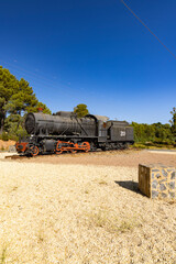 Wall Mural - Steam engine, oldest copper mines in the world, Minas de Riotinto, Spain