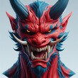 japanese mythology oni devil samurai mask
