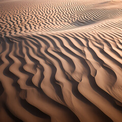 Poster - Abstract patterns in the sand created by the wind.