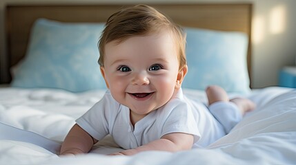 Wall Mural - portrait of a little boy