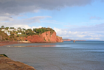 Poster -  Coast at Teignmouth in Devon