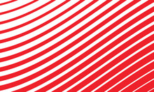 Abstract Geometric Red Thin To Thick Line Pattern.