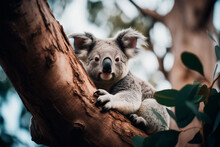 Koala In A Tree