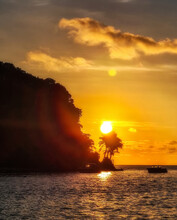 Union Island, Grenadines, Caribbean. Chatham Bay. Sunset.