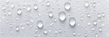 Fototapeta Sypialnia - Water drops on a white background
